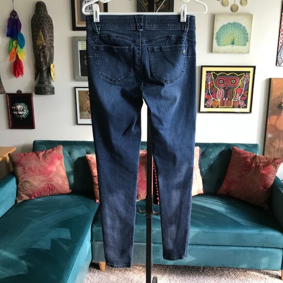 DEMOCRACY size 2 Stretch Denim "Ab" Solution Skinny Ankle Jeans - Picture 3 of 4